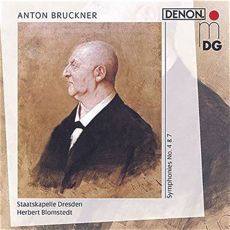 Anton Bruckner (1824-1896): Symphonien Nr.4 &amp; 7, 2 CDs