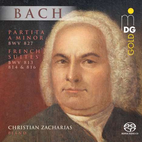 Johann Sebastian Bach (1685-1750): Französische Suiten BWV 813,814,816, Super Audio CD