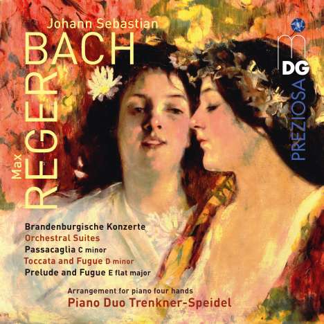 Johann Sebastian Bach (1685-1750): Brandenburgische Konzerte Nr.1-6 für Klavier 4-händig, 4 CDs