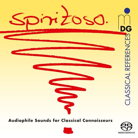 MDG-Sampler "Spiritoso" (Audiophile Klänge für klassische Liebhaber), 1 Super Audio CD Non-Hybrid und 1 CD
