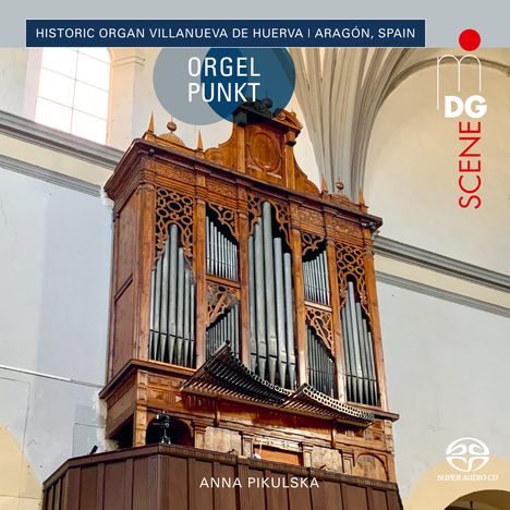 Text: ORGEL PUNKT, HISTORIC ORGAN VILLANUEVA DE HUERVA | ARAGÓN, SPAIN, ANNA PIKULSKA. 
Alte Orgel in Kirche.