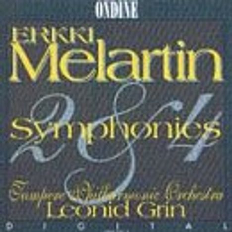 Erkki Melartin (1875-1937): Symphonien Nr.2 &amp; 4, CD