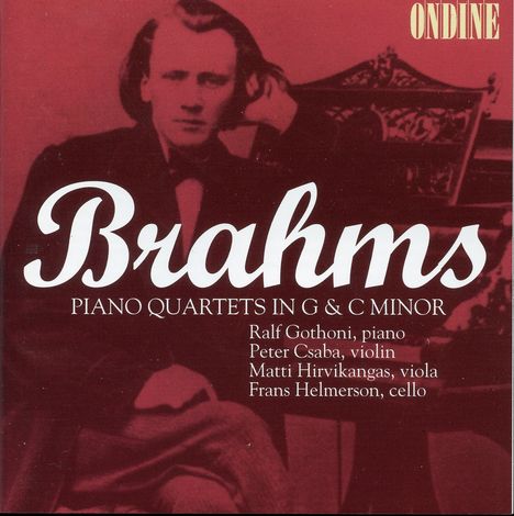 Johannes Brahms (1833-1897): Klavierquartette Nr.1 &amp; 3, CD