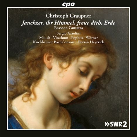 Christoph Graupner (1683-1760): Kantaten mit obligatem Fagott, 2 CDs