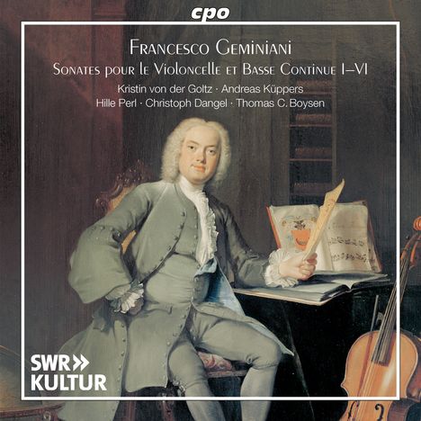 Francesco Geminiani (1687-1762): Sonaten für Cello &amp; Bc op.5 Nr.1-6, CD