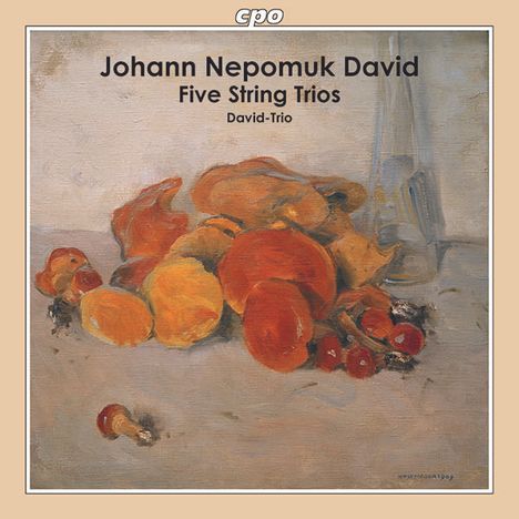 Johann Nepomuk David (1895-1977): Streichtrios op.33 Nr.1-4, CD