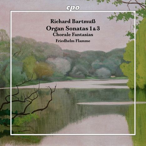 Richard Bartmuß, Organ Sonatas 1 & 3, Chorale Fantasias, Friedhelm Flamme. Eine Landschaftsmalerei mit Fluss.