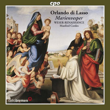 Orlando di Lasso (Lassus) (1532-1594): Vespro della Maria Vergine, CD