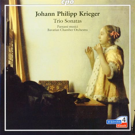 Johann Philipp Krieger (1649-1725): Triosonaten Nr.1-12 (1688) für 2 Violinen &amp; Bc, CD