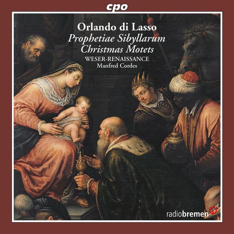 Orlando di Lasso (Lassus) (1532-1594): Prophetiae Sibyllarum (22 Weihnachtsmotetten), CD