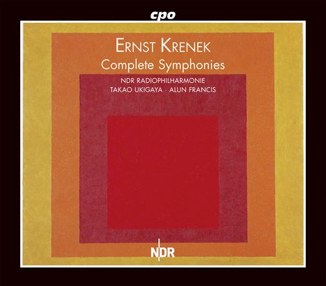 Ernst Krenek (1900-1991): Symphonien Nr.1-5, 4 CDs