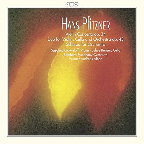 Hans Pfitzner (1869-1949): Orchesterwerke Vol.1, CD