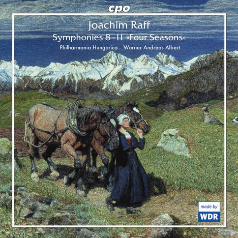 Joachim Raff (1822-1882): Symphonien Nr.8-11 "Die 4 Jahreszeiten", 2 CDs