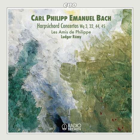 Carl Philipp Emanuel Bach (1714-1788): Cembalokonzerte Wq 3,32,44,45, CD
