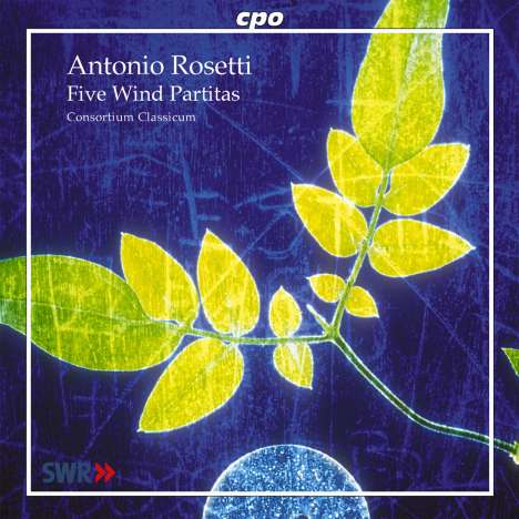 Antonio Rosetti (1750-1792): Partiten für Bläser Nr.8,9,11,14,15, CD