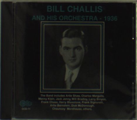 Bill Challis (1904-1994): Bill Challis And His Orchestra 1936, CD