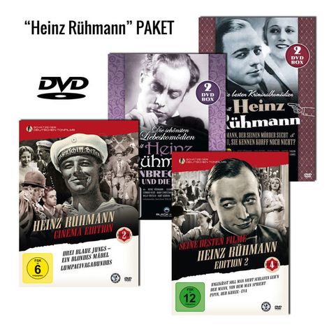 Heinz Rühmann - 10 Filme Collection, 4 DVDs