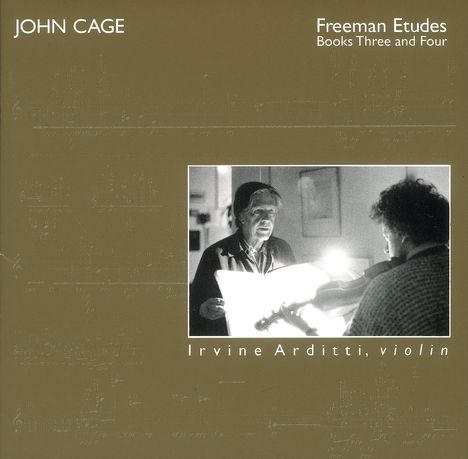 John Cage (1912-1992): Freeman Etudes Books 3 &amp; 4, CD