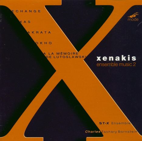 Iannis Xenakis (1922-2001): Echange f.Baßklarinette &amp; Ensemble, CD