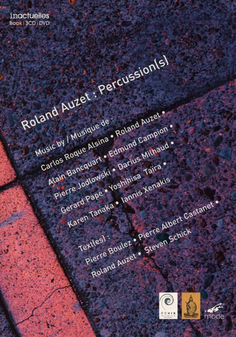 Roland Auzet - Music for Percussion, 3 CDs und 1 DVD