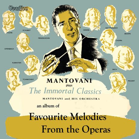 Mantovani: Favourite Melodies From The Operas / The Immortal Classics, 2 CDs