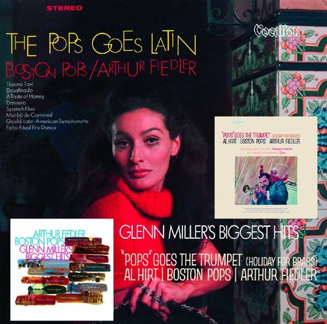 Arthur Fiedler - Pops Goes The Trumpet /The Pops Goes Latin / Glenn Miller's Biggest Hits, 2 CDs