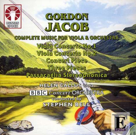 Gordon Jacob (1895-1984): Violakonzerte Nr.1 &amp; 2, CD