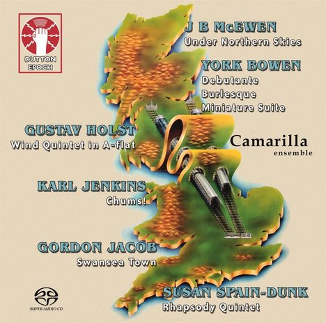 Camarilla Ensemble - Wind Quintets, Super Audio CD