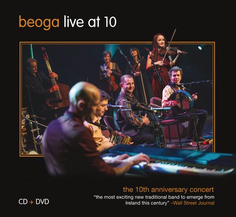 Beoga: Live At 10: The 10th Anniversary Concert (CD + DVD), 1 CD und 1 DVD