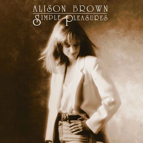 Alison Brown: Simple Pleasures (remastered) (Limited Edition) (Black &amp; Whit Swirl Vinyl), LP