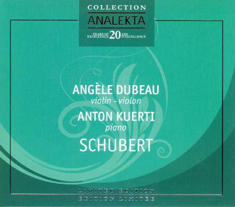 Franz Schubert (1797-1828): Violinsonaten D.384,385,408 (Sonatinen für Violine &amp; Klavier), CD