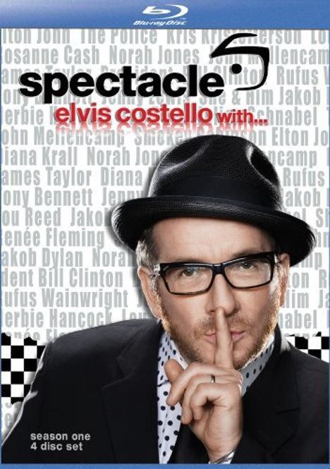 Elvis Costello (geb. 1954): Spectacle: Season 1, 4 Blu-ray Discs