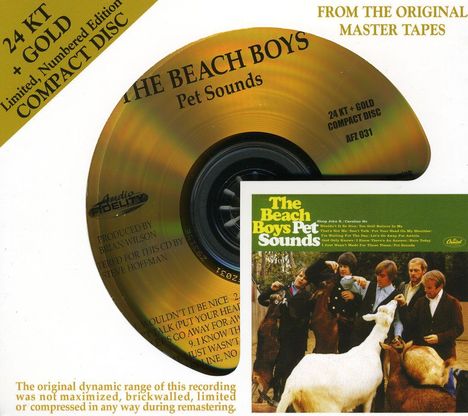 The Beach Boys: Pet Sounds (24 Karat Gold-HDCD) (Limited Edition), CD