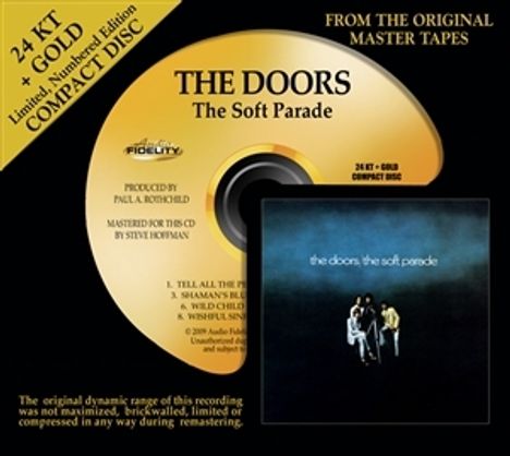 The Doors: The Soft Parade (24 Karat Gold-HDCD) (Ltd. Edition), CD