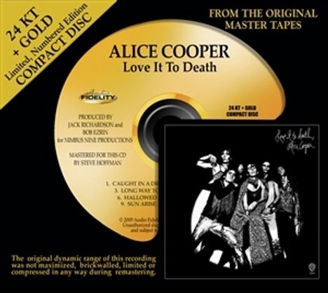 Alice Cooper: Love It To Death (Ltd. 24 Karat Gold-HDCD), CD