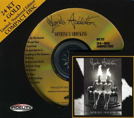 Jane's Addiction: Nothing's Shocking (24 Karat Gold-CD) (HDCD) (Limited Edition), CD