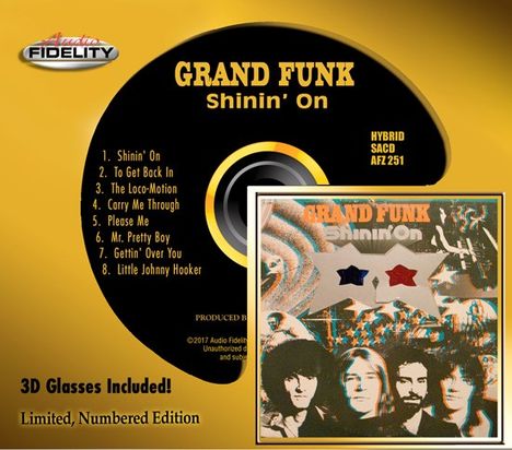 Grand Funk Railroad (Grand Funk): Shinin' On (Limited-Numbered-Edition) (Hybrid-SACD), Super Audio CD
