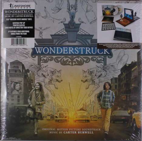 Carter Burwell (geb. 1954): Filmmusik: Wonderstruck - Original Motion Picture Soundtrack (White Marbled Vinyl), 2 LPs
