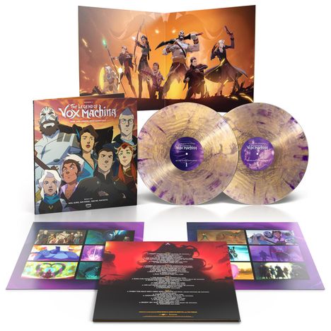 Filmmusik: The Legend Of Vox Machina Season 2 (Purple &amp; Gold Smoke Vinyl), 2 LPs