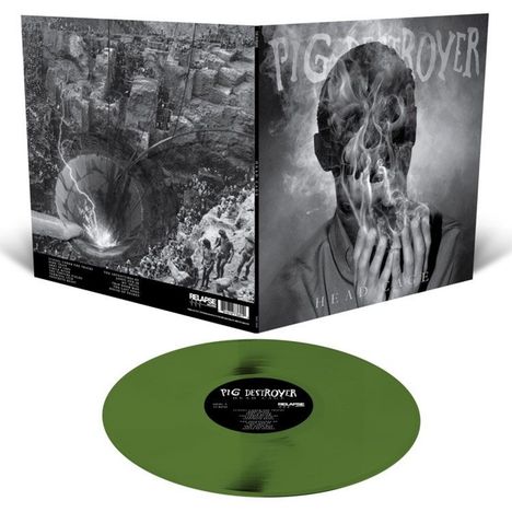 Pig Destroyer: Head Cage (Limited-Edition) (Swamp Green Vinyl), LP