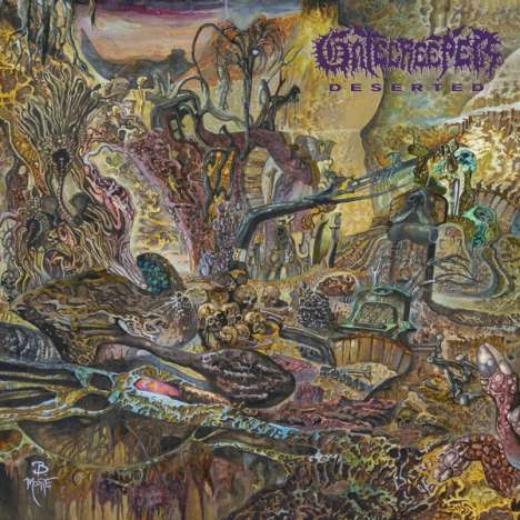 Gatecreeper: Deserted (Limited Edition) (Neon Violet / Heavy Gold Splatter Vinyl), LP