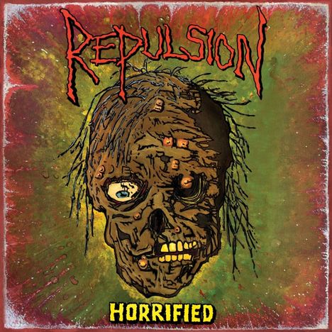 Repulsion: Horrified (Limited Edition) (Blood Red / Swamp Green / Brown Merge Splatter Vinyl), LP