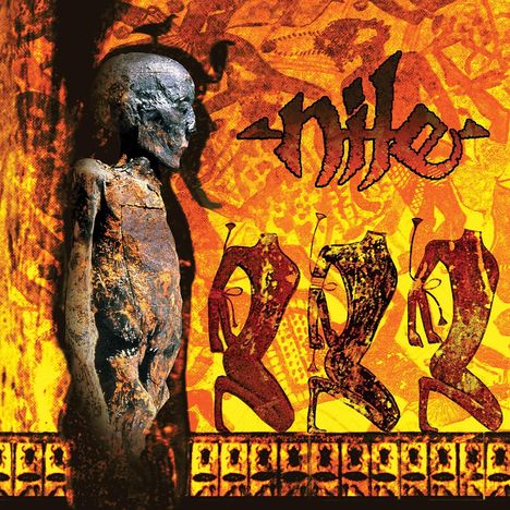 Nile: Amongst The Catacombs Of Nephren-Ka (Yellow with Orange &amp; Black Vinyl), LP