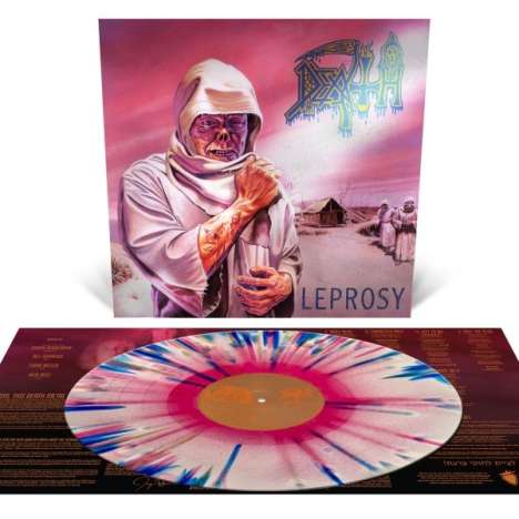 Death (Metal): Leprosy (Reissue) (Limited Edition) (Pink/Bone/Blue/Gold W/ Splatter Vinyl), LP