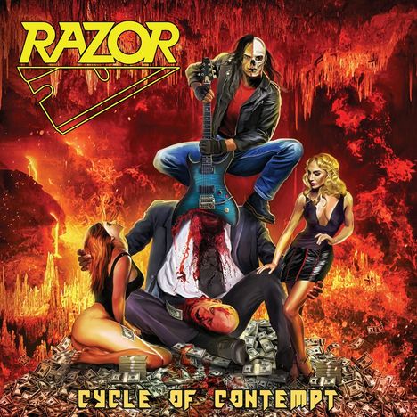 Razor: Cycle Of Contempt (Neon Yellow Vinyl), LP