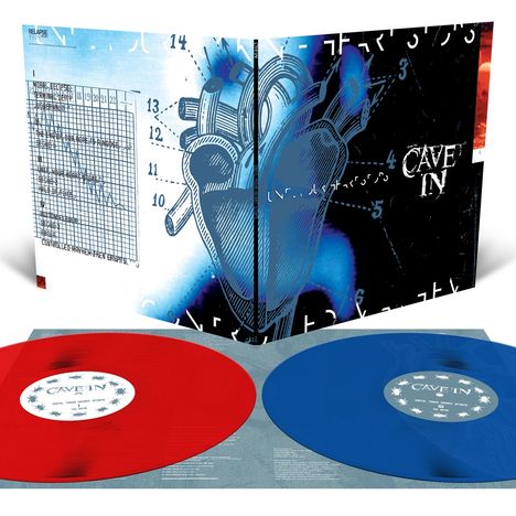 Cave In: Until Your Heart Stops (Blood Red / Sea Blue Vinyl), 2 LPs