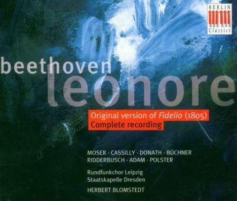 Ludwig van Beethoven (1770-1827): Leonore (Urfassung von "Fidelio"), 2 CDs