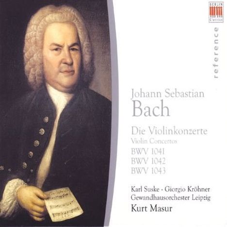 Johann Sebastian Bach (1685-1750): Violinkonzerte BWV 1041-1043, CD