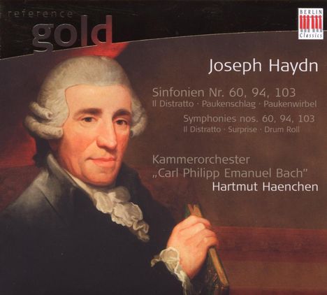 Joseph Haydn (1732-1809): Symphonien Nr.60,94,103, CD