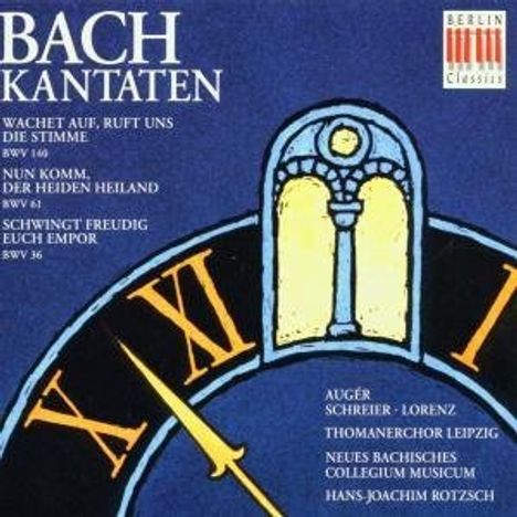 Johann Sebastian Bach (1685-1750): Kantaten BWV 36,61,140, CD